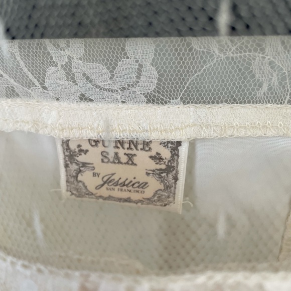 Vintage Gunne Sax Ivory Prairie Wedding Dress - Picture 8 of 14